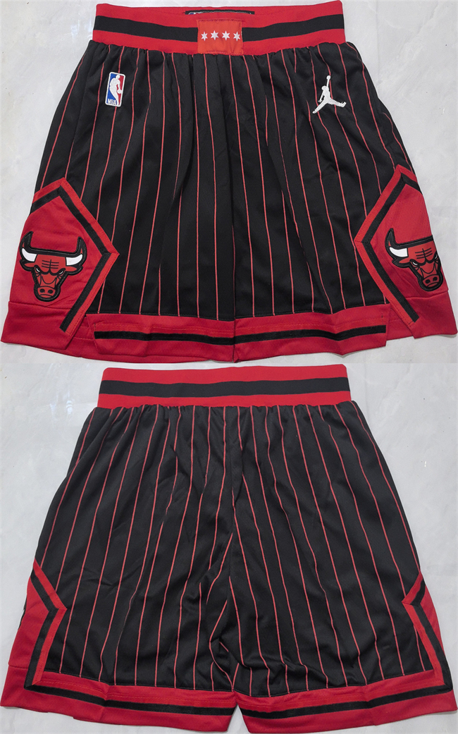 Men's Black Chicago Bulls 2026 Shorts 005 (Run Small)